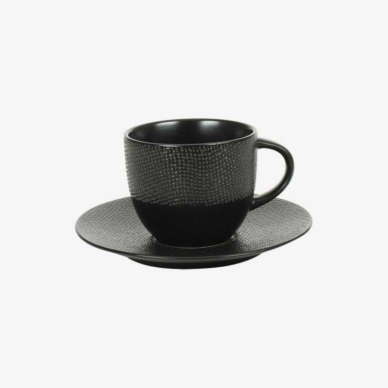 Vue de face de la tasse à thé VEZUVIO