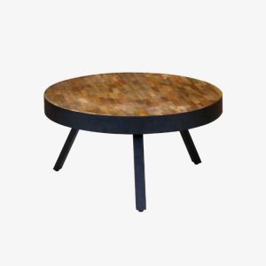 Woody Table Basse Ronde