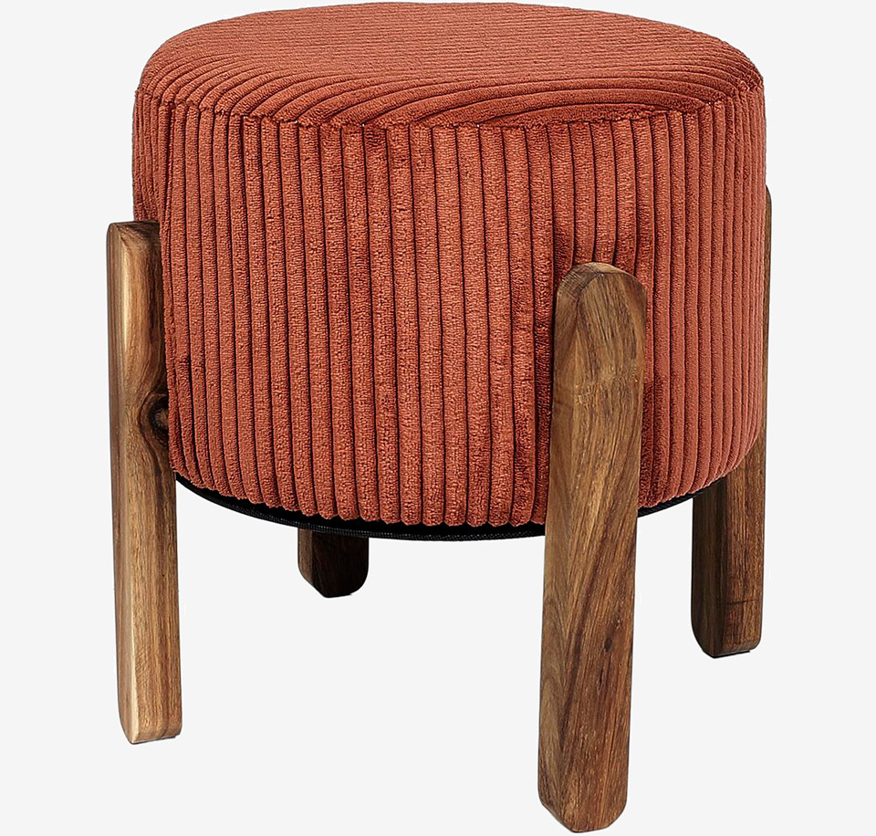 tabouret rouge terra cotta