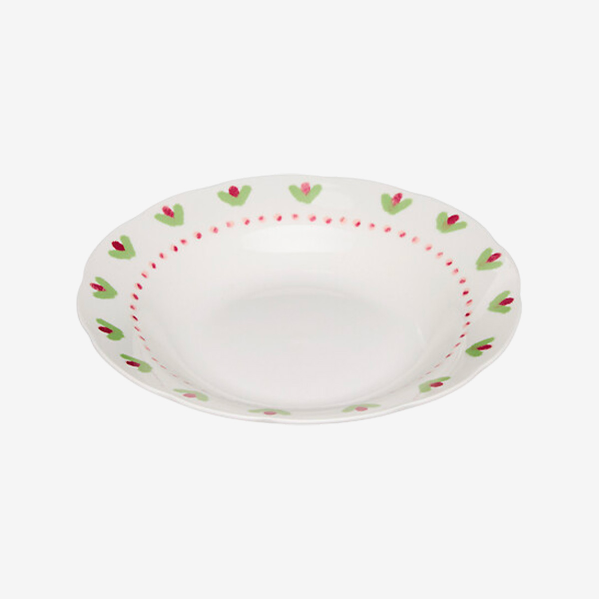 FLEUR DE ROSE Assiette creuse