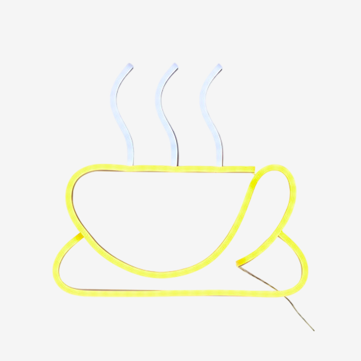 CAFE LONG Neon mural